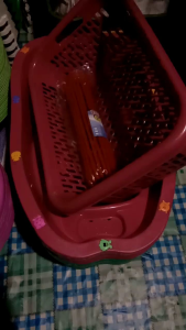 PAKET HEMAT 3PCS(BAK MANDI BAYI YUTAKA/BATHUB+KERANJANG+HANGER PUTER)SUPER HEMAT