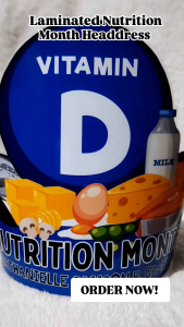 Nutrition Month Headdress Laminated
