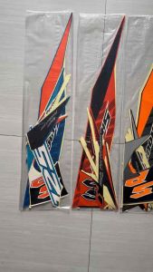 STIKER STRIPING MOTOR SHOGUN SP 125 2008 2009 HITAM ABU