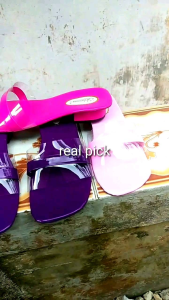 Terbaru Sandal Wanita 3CM Hak Tahu Mika Plat