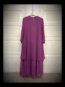 gamis malaysia dewasa ceruty babydoll premium full puring