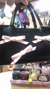 ส่งจากไทยกระเป๋าสะพายไหล่ใบเล็กหน้าโบว์ สะพายข้าง หนัง PU มีซิป หรูหรา แฟชั่นสําหรับผู้หญิง