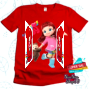 Kaos baju anak RAINBOW RUBY LUCU