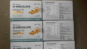 O-MEGALIFE SALMON OIL 1000mg 30 CAPSULES DIETARY SUPPLEMENT