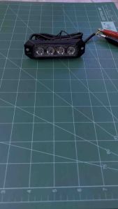 ไฟฉุกเฉิน 4LED 12/24โวลต์ (1ชิ้น) รถยนต์ มอไซค์ หกล้อ