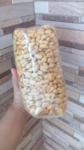 Dich Snack - Kacang Bawang Goreng Gurih Renyah Manis Asin Premium size jumbo besar ukuran 1000 Gram Gr 1 kilogram Kacang Bali 1kg