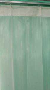 Gorden Plisket Vitrase putih polos import premium