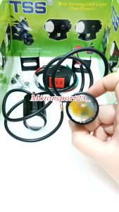 Lampu Tembak Laser Gun Mini Driving TSS Racing Lampu Sorot D2 Driving Mini Lampu Tembak D2 Free Saklar/Bonus Saklar Universal Mobil Motor dll
