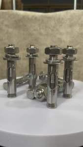 พุกสแตนเลส M10x70 มม. ADHAWK SS304 Sleeve Anchor สำหรับยึดคอนกรีต