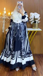 Lavanya Gamis Kerudung Bergo Gamis Hijab Bahan Rayon Premium Kekinian