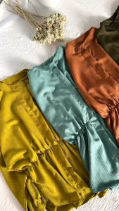 Alya Shirt Baby Crush Kemeja Blouse Wanita Kekinian