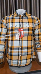 Kemeja Pria Cardinal Jeans Slimfit Yellow: Kemeja Jeans Keren