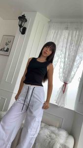 (Pariete.bkk) Stitching Twist Tank Top