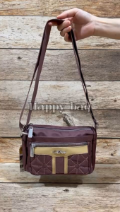 Tas Selempang Wanita Chibao Kanvas Bordir CB071-c-22 5sleting