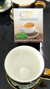 24-Green Cafe Healthy Coffee Mix with Ashitaba Ganoderma & Stevia – Sugar-Free Wellness Drink