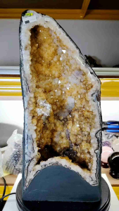 Brazil High Grade Citrine Crystal Cave C05