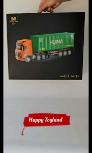 🚛🇲🇾 READY STOCK MALAYSIA | HUINA 1317 RC Container Truck 1:18 | 🏗️ 2.4GHz Remote Control Heavy Duty Transport Truck | 🚧 Engineering Vehicle Toy