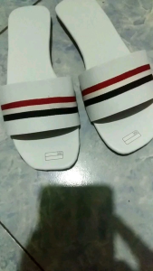 sandal selop wanita Korean pelangi kokop keren plat 3dmensi perempuan