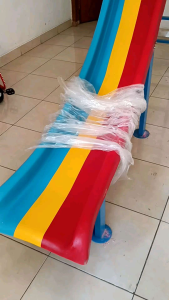 Perosotan fiberglass / Seluncur anak 1set dengan tangga berbagai macam ukuran