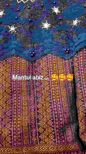 Setelan Model Terbaru dengan Kombinasi Songket dan Brokat