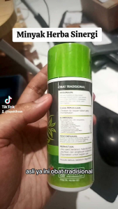 Minyak Herba Sinergi MHS HPAI Minyak But but Butbut Gosok Urut Pegal linu