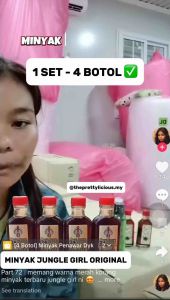 (ORIGINAL HQ) BARU Minyak Penawar 24 Herba Jungle Girl