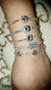 สร้อยข้อมือเพชรCz AAA