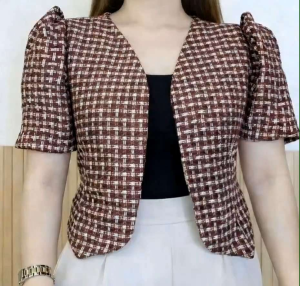 FILIPINIANA TWEED BOLERO