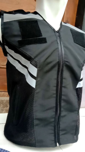 Rompi taslan jala full hitam