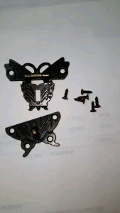 Vintage Retro untuk Rama-rama untuk Kotak Barang Kemas Selak Pengait untuk Pad Kunci Kes/ Retro Vintage for Butterfly for Latch Hasp Jewelry Box for Case Lock Pad