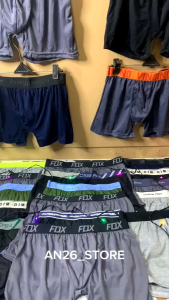 Celana dalam pria Boxer isi 6pcs/3pcs Bahan katun premium telarlaris terviral