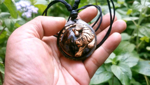 Kalung Kaboa Asli Sancang Garut Motip Maung lugay