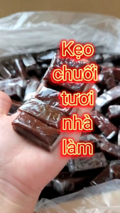 Kẹo chuối tươi nước cốt dừa nhà làm mềm dẻo ít ngọt  500g/1kg