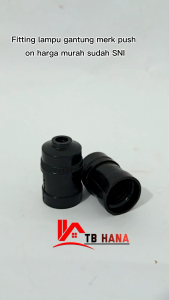 Fitting gantung lampu hitam model broco grosir eceran COD