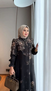 Paramitha Dress Special Edition iRna.Emerald - Dress Wanita Import Premium dengan Bahan La Bella yang Elegan