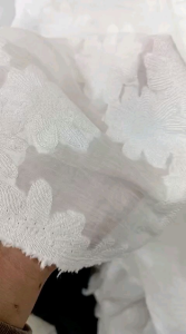 Kain Organdy . Organza Motif Premimum ( Per Meter)