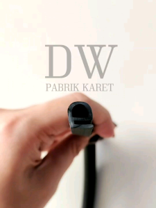 Karet List E Lis E 10 mm pintu kulkas cold storage oven 10mm 10x11 mm