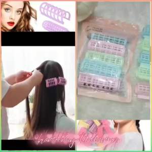 (1SET ISI 5PCS) ROLL RAMBUT KERITING / GULUNG RAMBUT WARNA SOFT / HAIR ROLLER / RL7838