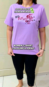 Lady T-shirt Cartoon Offer Baju Cotton