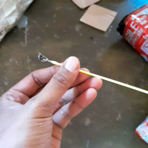 SAMBUNGAN ATAS PIBER SOLID  panjanh 1m dmtr ujung17mm bawah 55mm