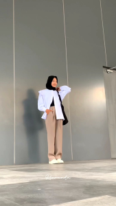 KEMEJA BALON BAHAN CRINKLE LEMBUT UKURAN S/M/L/XL/XXL/XXXL