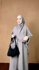 KEYLA FASHION SET ABAYA /ROK/GERATIS KERUDUNG FASMINA TERLARIS