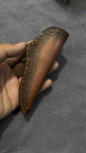 Sarung pisau puko panjang 13cm kulit sapi asli