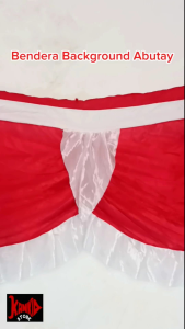 Bendera BACKGROUND MERAH PUTIH ABUTAI - Perlengkapana Hari kemerdekaan