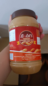 Li-lets Creamy Peanut Butter Jar Brown Lid 580g