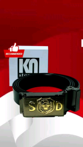 Sabuk/Ikat pinggang anak sekolah SD bahan berkualitas.Model terbaru logo timbul.Elegan dan Bergaya.