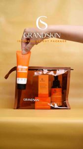 Intensive Bright Package Skincare Free Pouch ( 4in1 ) Paketan Pencerah dan Glowing GRANDSKIN