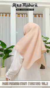 new arival hijab segi empat Paris premium 120x120cm finising jahit tepi anti letoy
