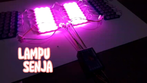 Modul LED 2 Lampu 3 Fungsi (Senja Rem Sein Flipflop) Kolong Truck Pickup Bus