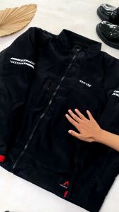 Anarchy Jaket Motor Riding Pria Bahan Taslan Waterproof Winbreakers Outdoor Parasut Premium